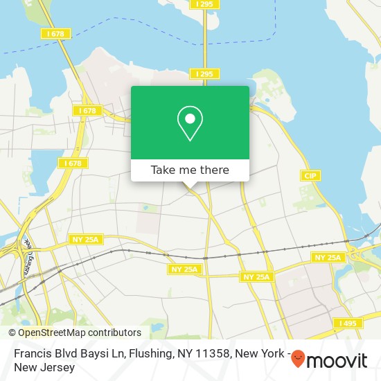 Mapa de Francis Blvd Baysi Ln, Flushing, NY 11358