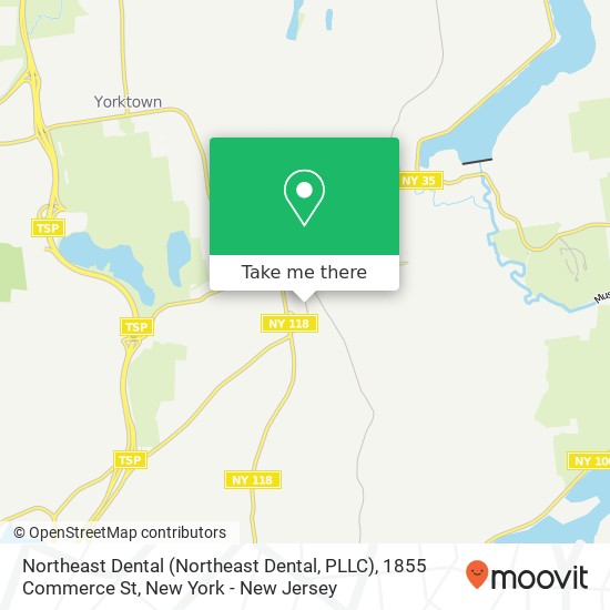 Northeast Dental (Northeast Dental, PLLC), 1855 Commerce St map