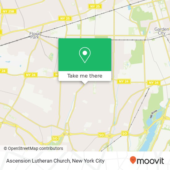 Mapa de Ascension Lutheran Church