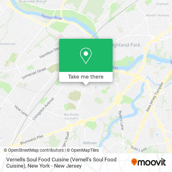 Mapa de Vernells Soul Food Cuisine (Vernell's Soul Food Cuisine)