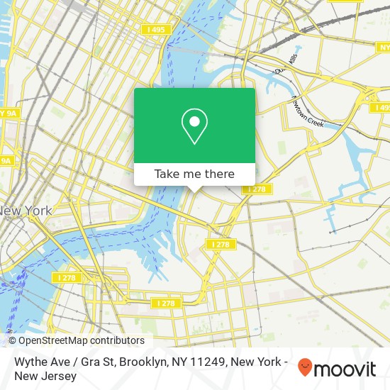 Wythe Ave / Gra St, Brooklyn, NY 11249 map