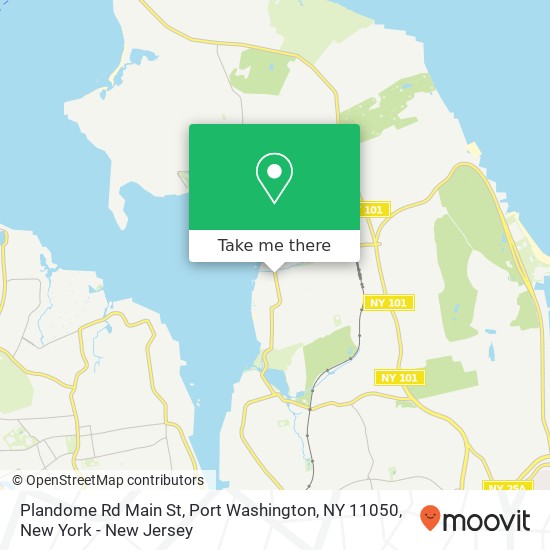 Mapa de Plandome Rd Main St, Port Washington, NY 11050