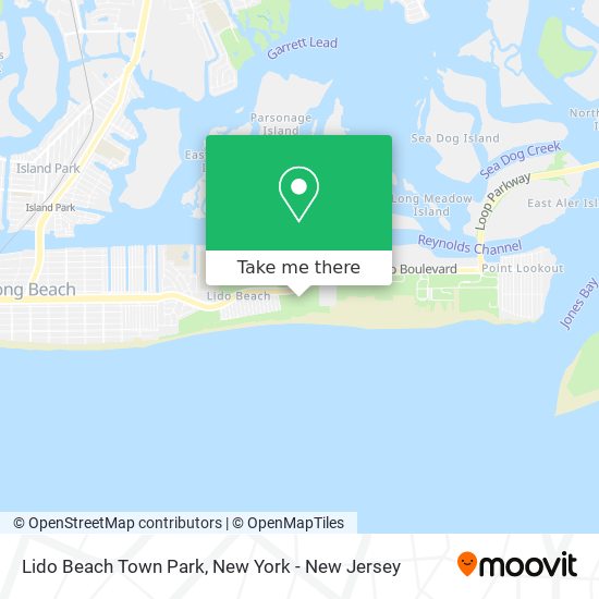 Lido Beach Town Park map