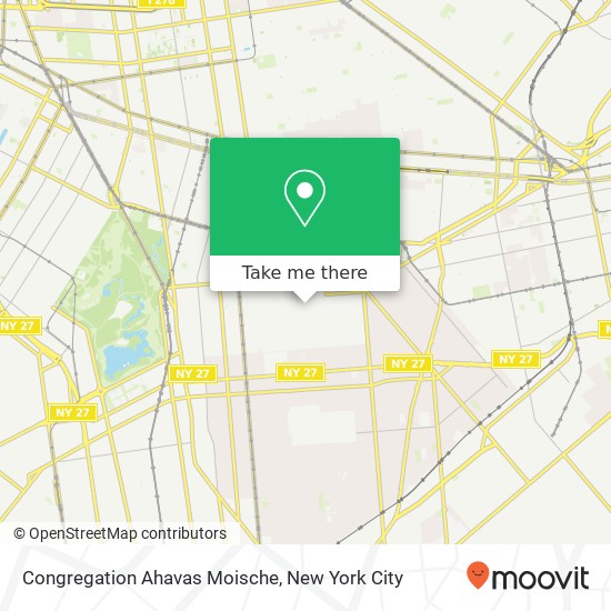 Congregation Ahavas Moische map