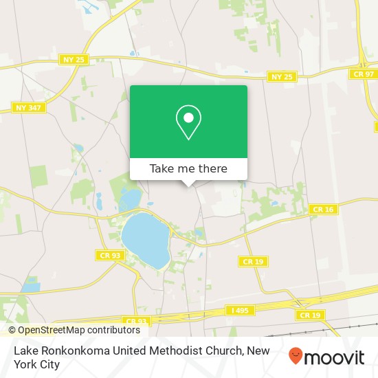 Lake Ronkonkoma United Methodist Church map