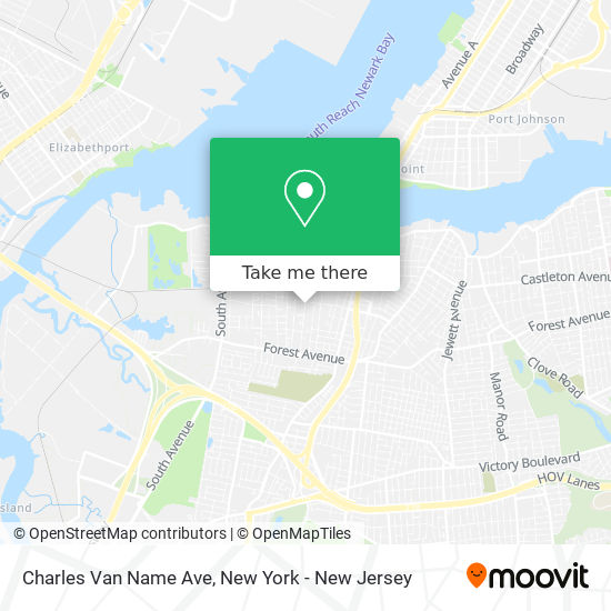 Charles Van Name Ave map