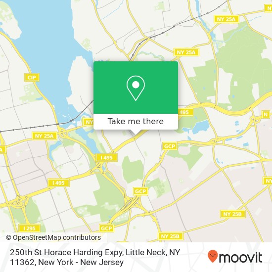 Mapa de 250th St Horace Harding Expy, Little Neck, NY 11362