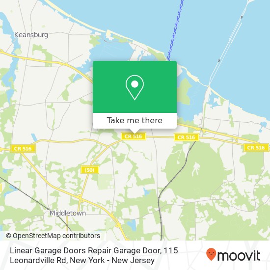 Linear Garage Doors Repair Garage Door, 115 Leonardville Rd map