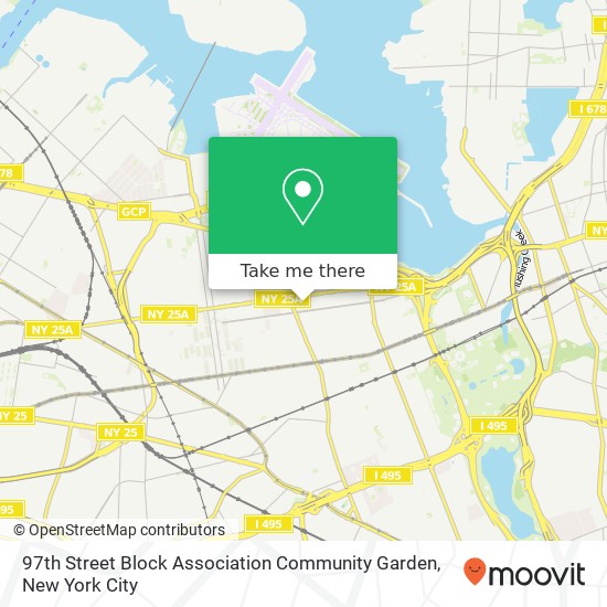 97th Street Block Association Community Garden map