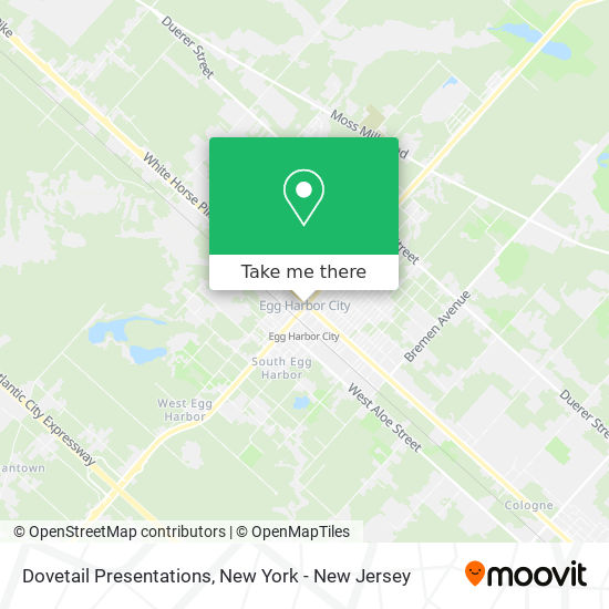 Dovetail Presentations map