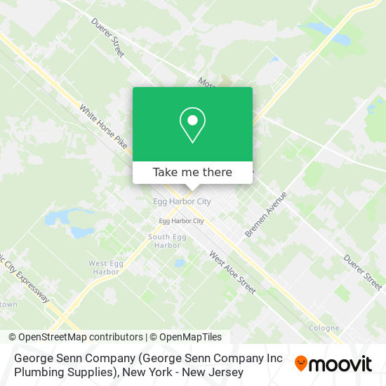George Senn Company (George Senn Company Inc Plumbing Supplies) map