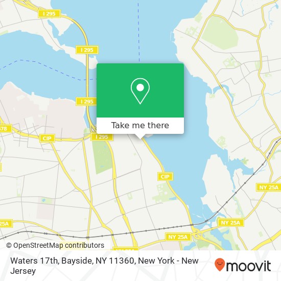 Mapa de Waters 17th, Bayside, NY 11360