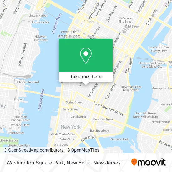 Washington Square Park map