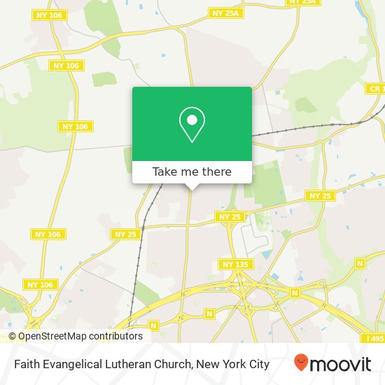 Mapa de Faith Evangelical Lutheran Church