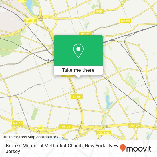 Brooks Memorial Methodist Church map