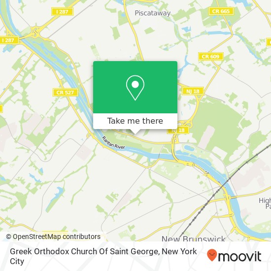 Greek Orthodox Church Of Saint George map