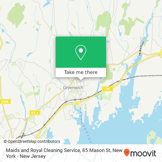 Mapa de Maids and Royal Cleaning Service, 85 Mason St