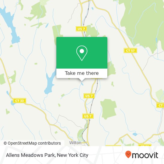 Allens Meadows Park map