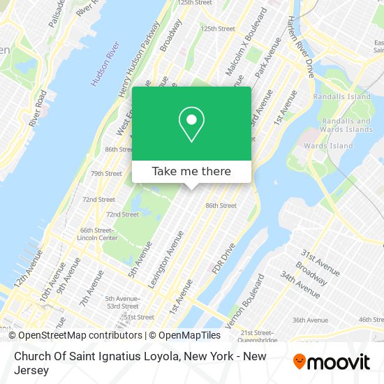Mapa de Church Of Saint Ignatius Loyola
