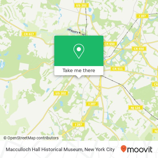 Mapa de Macculloch Hall Historical Museum
