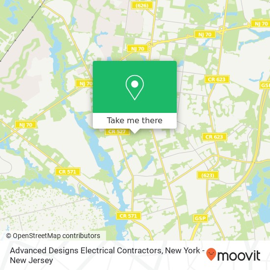 Advanced Designs Electrical Contractors map