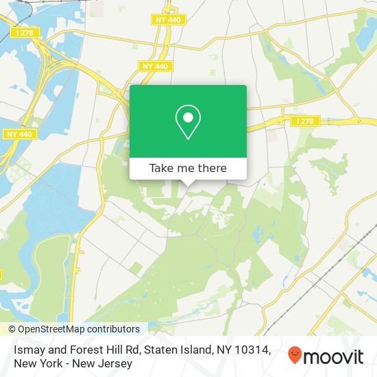 Ismay and Forest Hill Rd, Staten Island, NY 10314 map