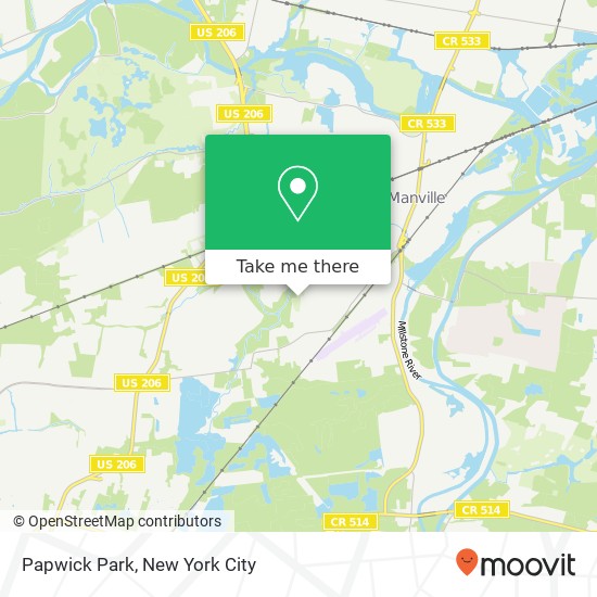 Mapa de Papwick Park