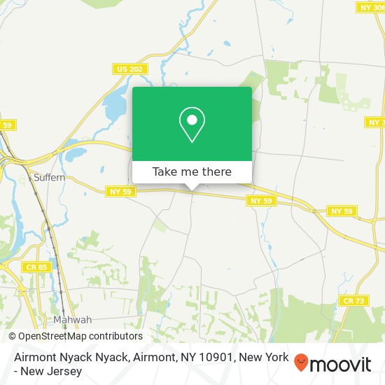 Airmont Nyack Nyack, Airmont, NY 10901 map