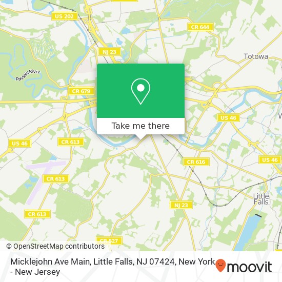 Micklejohn Ave Main, Little Falls, NJ 07424 map