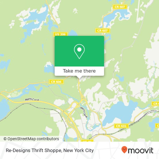 Mapa de Re-Designs Thrift Shoppe