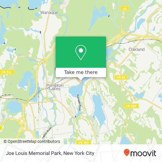 Joe Louis Memorial Park map