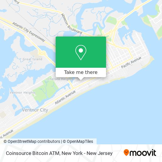 Mapa de Coinsource Bitcoin ATM