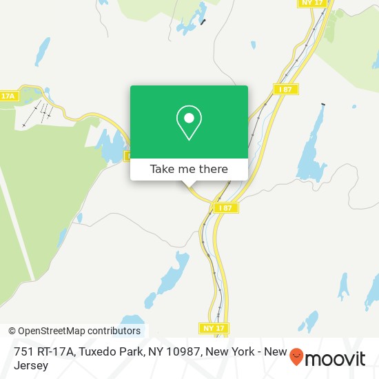 751 RT-17A, Tuxedo Park, NY 10987 map
