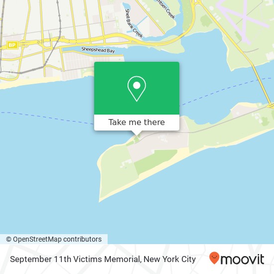 September 11th Victims Memorial map