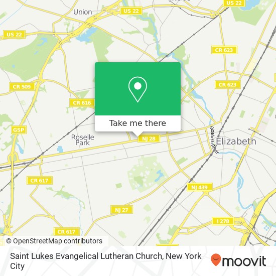 Saint Lukes Evangelical Lutheran Church map