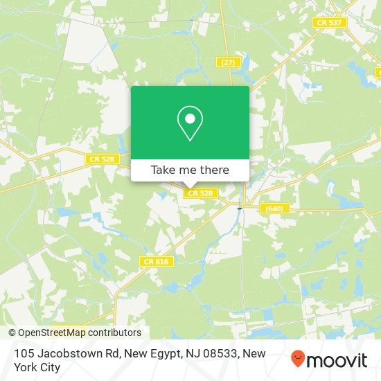 105 Jacobstown Rd, New Egypt, NJ 08533 map