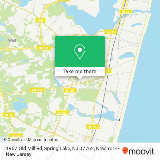 1967 Old Mill Rd, Spring Lake, NJ 07762 map