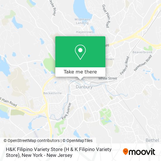 Mapa de H&K Filipino Variety Store