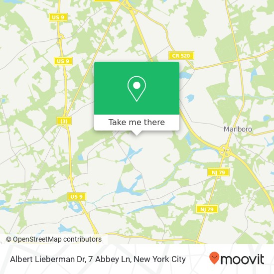 Mapa de Albert Lieberman Dr, 7 Abbey Ln