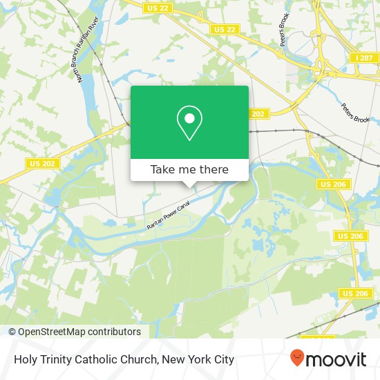 Holy Trinity Catholic Church map