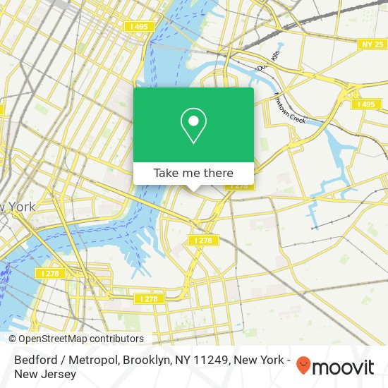 Bedford / Metropol, Brooklyn, NY 11249 map