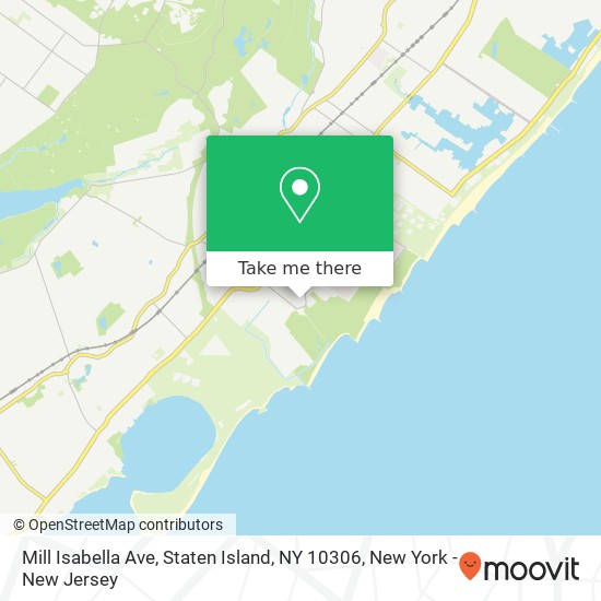 Mill Isabella Ave, Staten Island, NY 10306 map