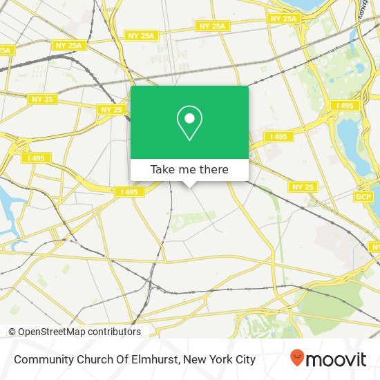 Mapa de Community Church Of Elmhurst