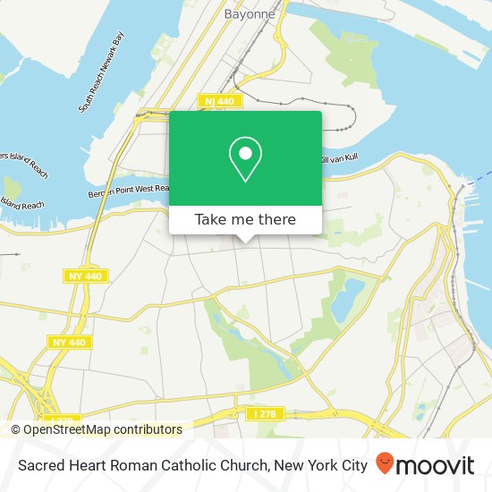 Sacred Heart Roman Catholic Church map