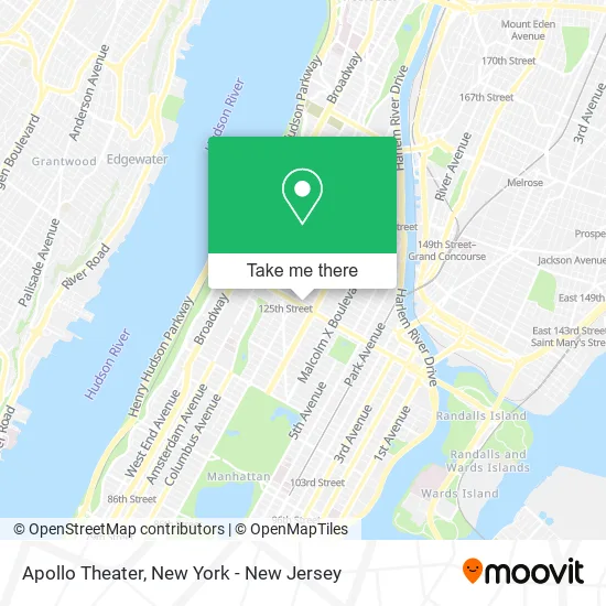 Apollo Theater map