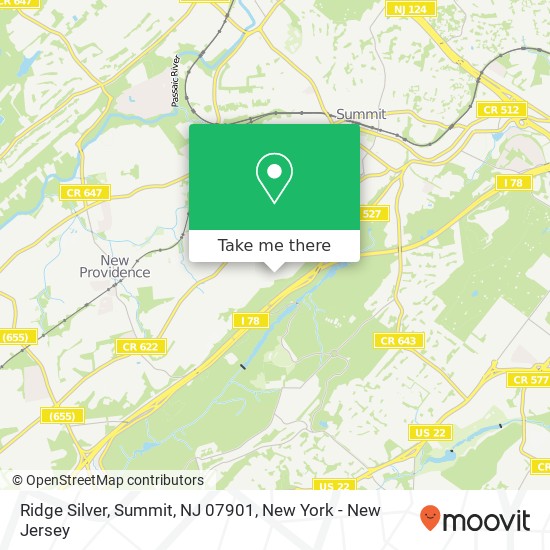 Ridge Silver, Summit, NJ 07901 map