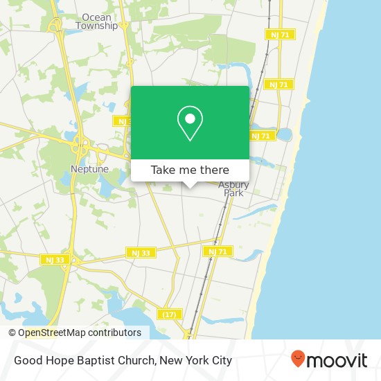 Good Hope Baptist Church map