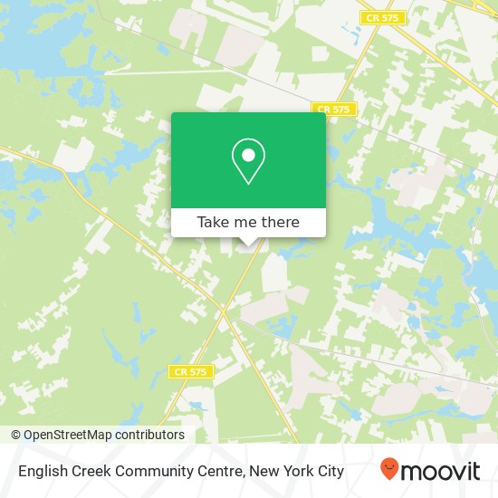 English Creek Community Centre map