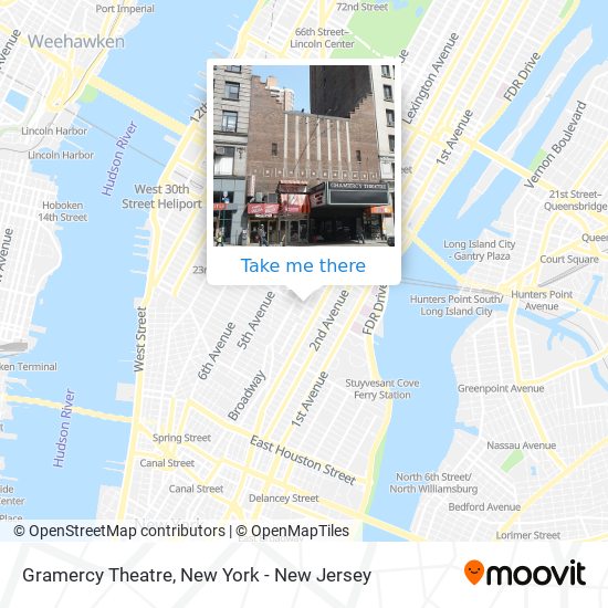 Gramercy Theatre map