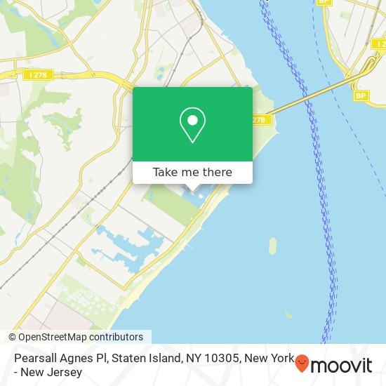 Mapa de Pearsall Agnes Pl, Staten Island, NY 10305